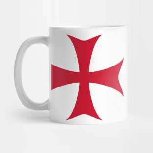 Knights Templar Crusader Cross Flag Mug